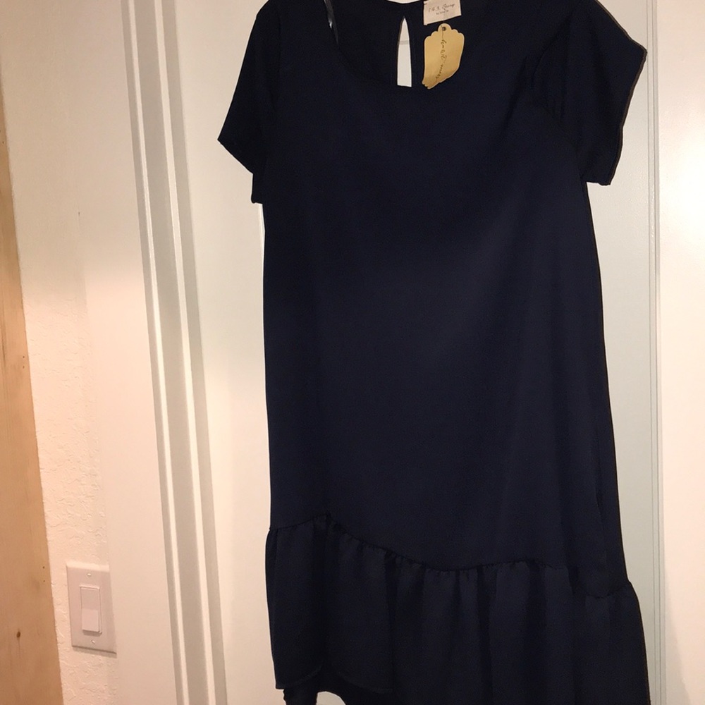 Navy Blue Tunic Top NWTs